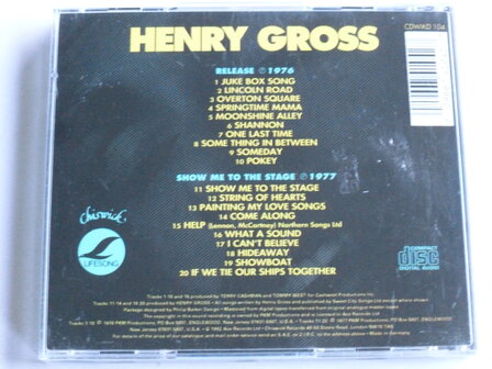 Henry Gross - Release + Show me to the stage