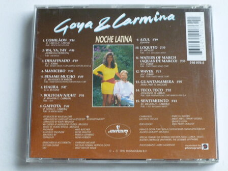 Goya &amp; Carmina - Noche Latina 