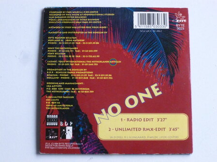 2 Unlimited - No One (CD Single)