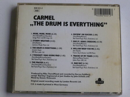 Carmel - The Drum is everything
