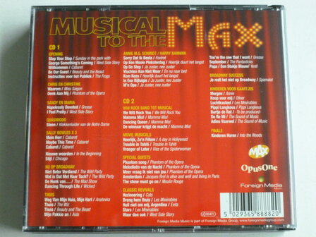 Musical to the Max - Het Ultieme Musicalconcert (2CD)