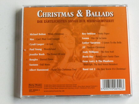 Christmas &amp; Ballads - Die Z&auml;rtlichsten songs zur Weihnachtszeit