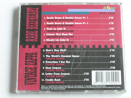 Rare Beefheart / Vintage Zappa