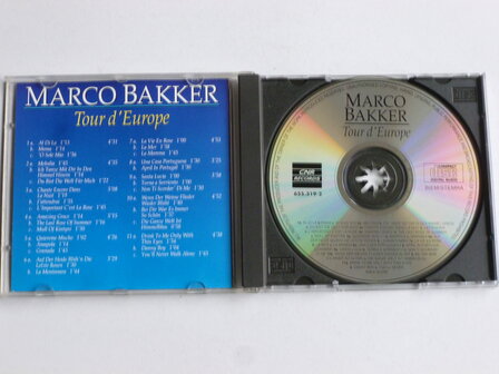 Marco Bakker - Tour d&#039;Europa&nbsp;