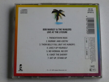 Bob Marley - Live at the Lyceum