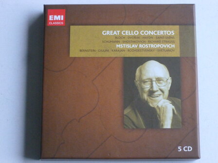 Great Cello Concertos - Mstislav Rostropovich (5 CD)