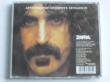 Frank Zappa - Apostrophe / Overnite Sensation