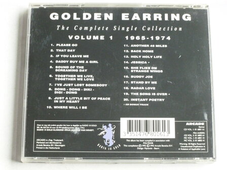 Golden Earring - The Complete Single Collection Volume 1 (1965-1974)