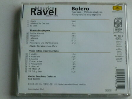 Ravel - Bolero / Seiji Ozawa