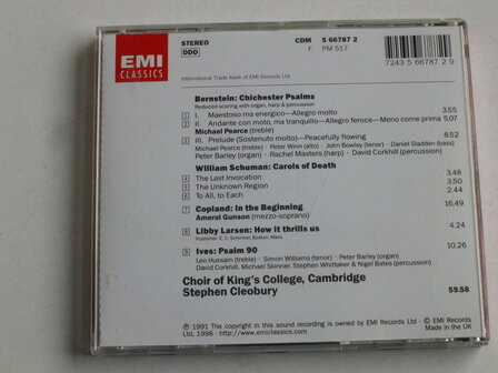 Bernstein - Chichester Psalms / Choir of King&#039;s College, Cleobury