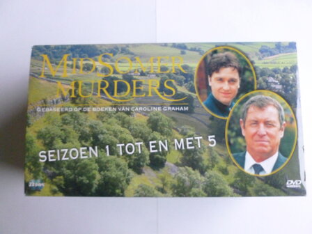 Midsomer Murders - Seizoen 1 tot en met 5 (23 DVD)