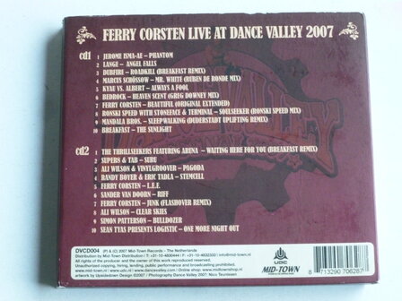 Ferry Corsten - Live at Dance Valley 2007 (2 CD)