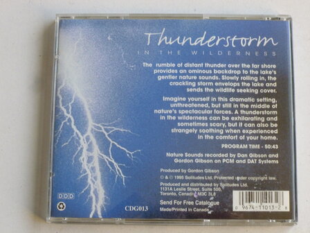 Thunderstorm in the Wilderness (Dan Gibson&#039;s Solitudes)