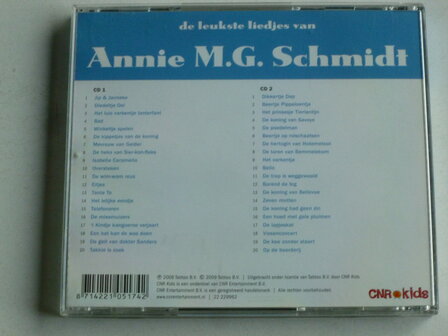 De leukste liedjes van Annie M.G. Schmidt (2 CD) cnr