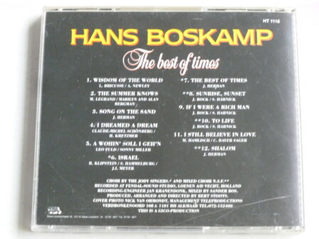 Hans Boskamp - The Best of Times