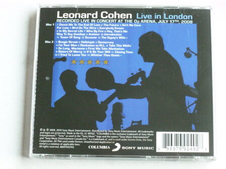 Leonard Cohen - Live in London (2 CD)