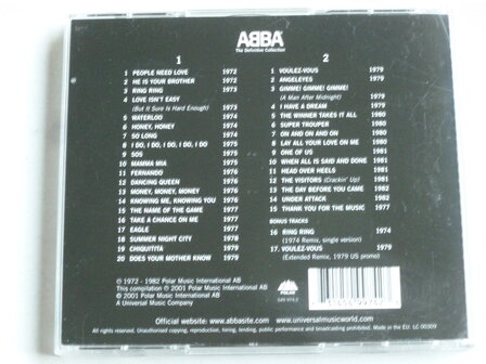 Abba - The Definitive Collection (2 CD)