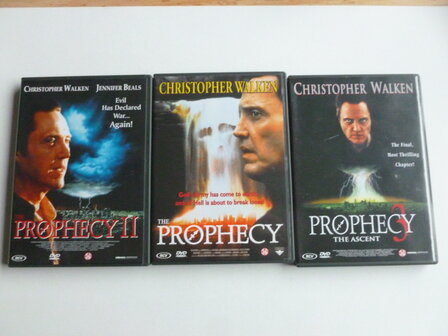 The Ultimate Prophecy Box 1,2,3 ( Christopher Walken) 3 DVD