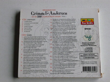 Sprookjes van Grimm &amp; Andersen en de 100 Allerleukste liedjes (2 CD)