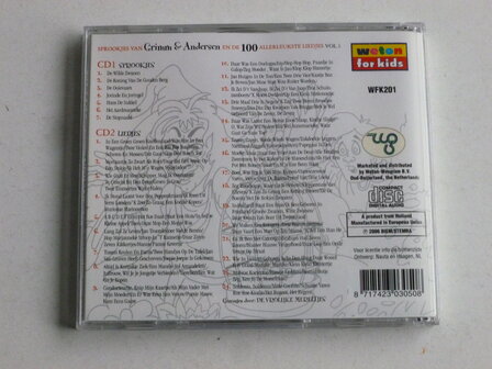 Sprookjes van Grimm &amp; Andersen en de 100 Allerleukste liedjes (2 CD)