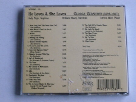 Gershwin - He loves and She Loves / Judy Kaye, William Sharp, Steven Blier