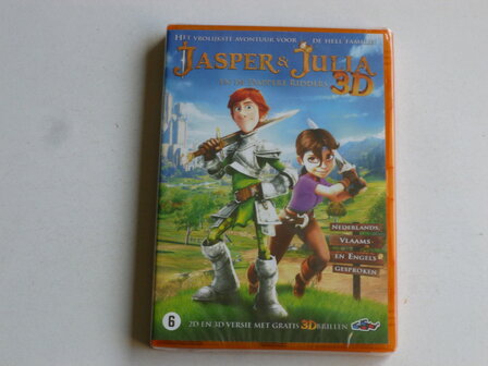 Jasper & Julia en de Dappere Ridders (2 D en 3 D versie / DVD) Nieuw