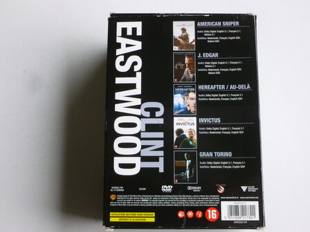 Clint Eastwood - american sniper, edgar, hereafter, invictus, gran torino  (5 DVD)