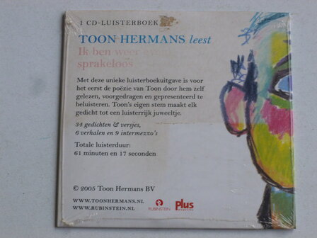 Toon Hermans - Ik ben weer even sprakeloos (1 CD Luisterboek) nieuw digipack