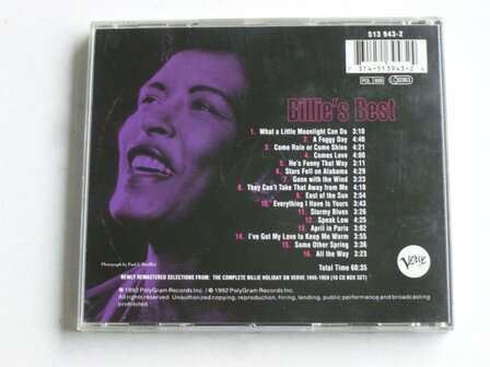 Billie Holiday - Billie&#039;s Best