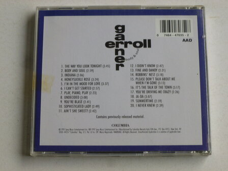 Errol Garner - Body &amp; Soul (columbia)