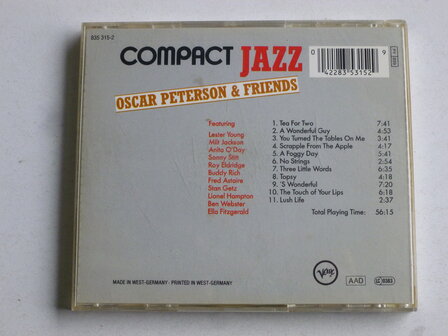 Oscar Peterson &amp; Friends - Compact Jazz