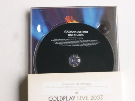 Coldplay - Live 2003 (CD + DVD) bonus live cd