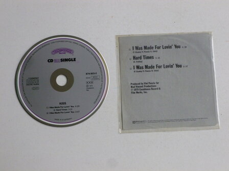 Kiss - i was made for lovin&#039; you (CD Single)
