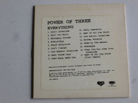 Power of Three - Everything