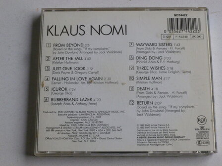 Klaus Nomi - Simple Man