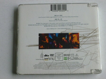 Coldplay - Live 2003 (CD + DVD) bonus live cd 2003