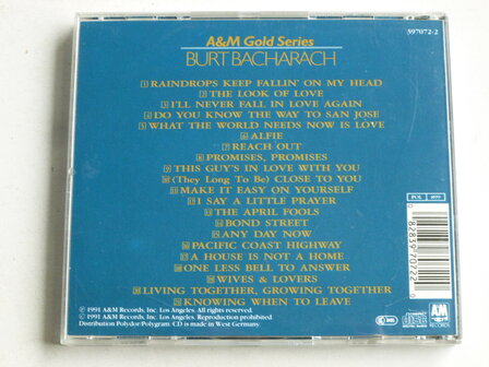 Burt Bacharach - A &amp;M Gold Series