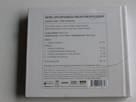 Mahler - Symphony nr. 2 / Daniele Gatti ( 2 SACD)