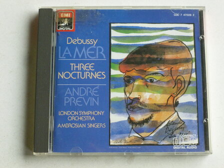 Debussy - La Mer , Three Nocturnes / Andre Previn