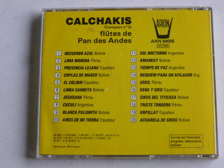 Calchakis - Fl&uuml;te de Pan des Andes
