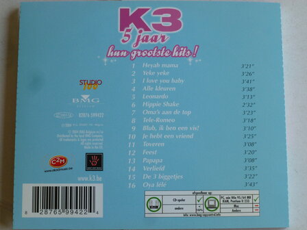 K3 - 5 Jaar / hun grootste hits!