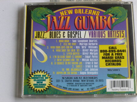 New Orleans Jazz Gumbo - Jazz, Blues &amp; Gospel