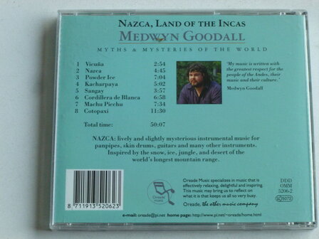 Medwyn Goodall - Nazca, Land of the Incas (oreade music)