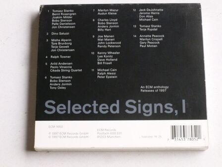 Selected Signs, 1 - ECM anthology