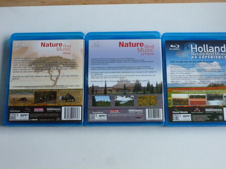 Nature and Music - La France, Holland, Africa (3 Blu-ray)