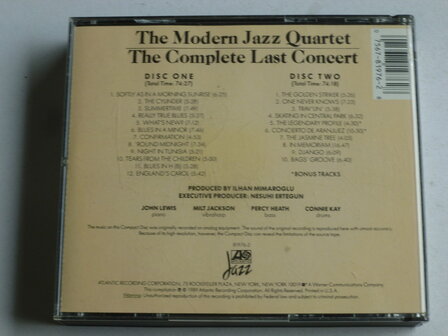 The Modern Jazz Quartet - The Complete Last Concert (2 CD)