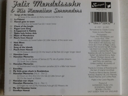 Felix Mendelssohn &amp; His Hawaiian Serenaders