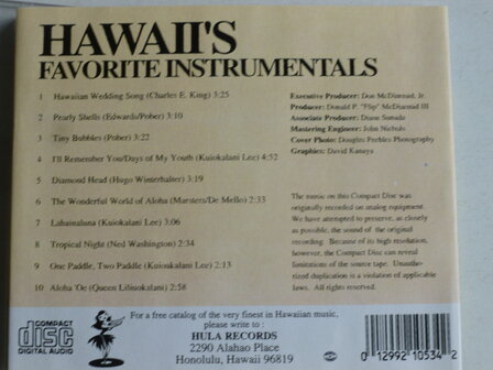Hawaii&#039;s Favorite Instrumentals