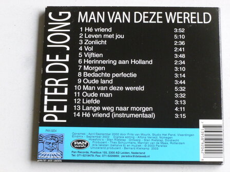 Peter de Jong - Man van deze wereld