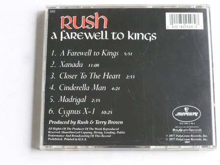 Rush - A Farewell to Kings